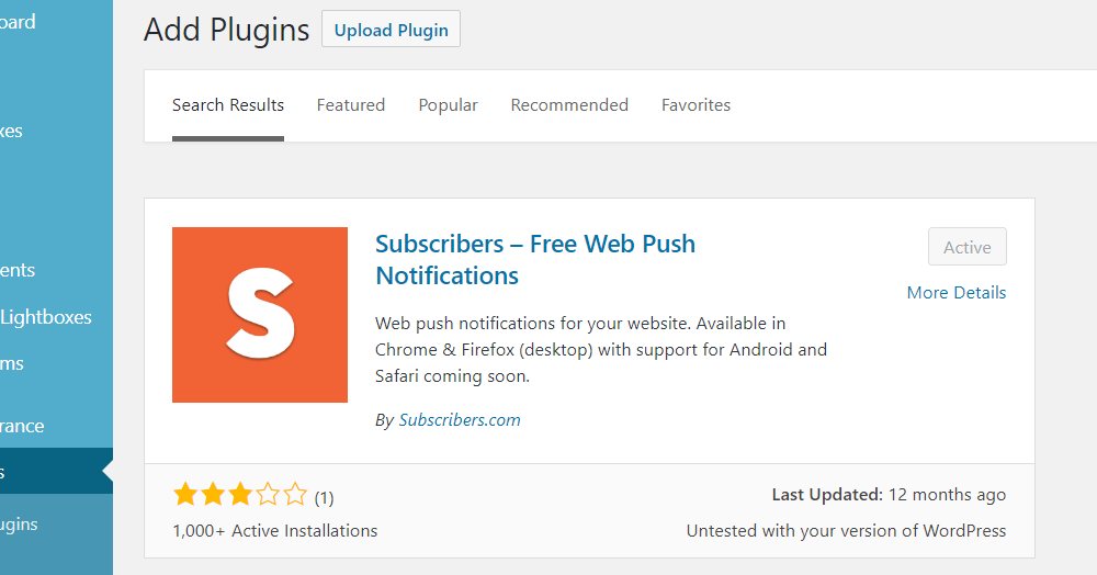 subscribers plugin