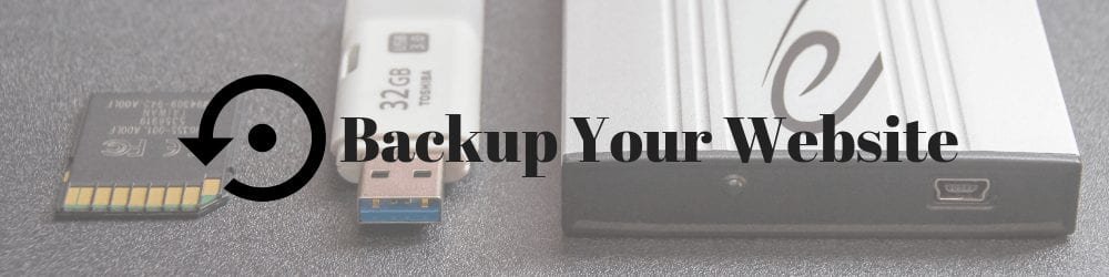 backup your website