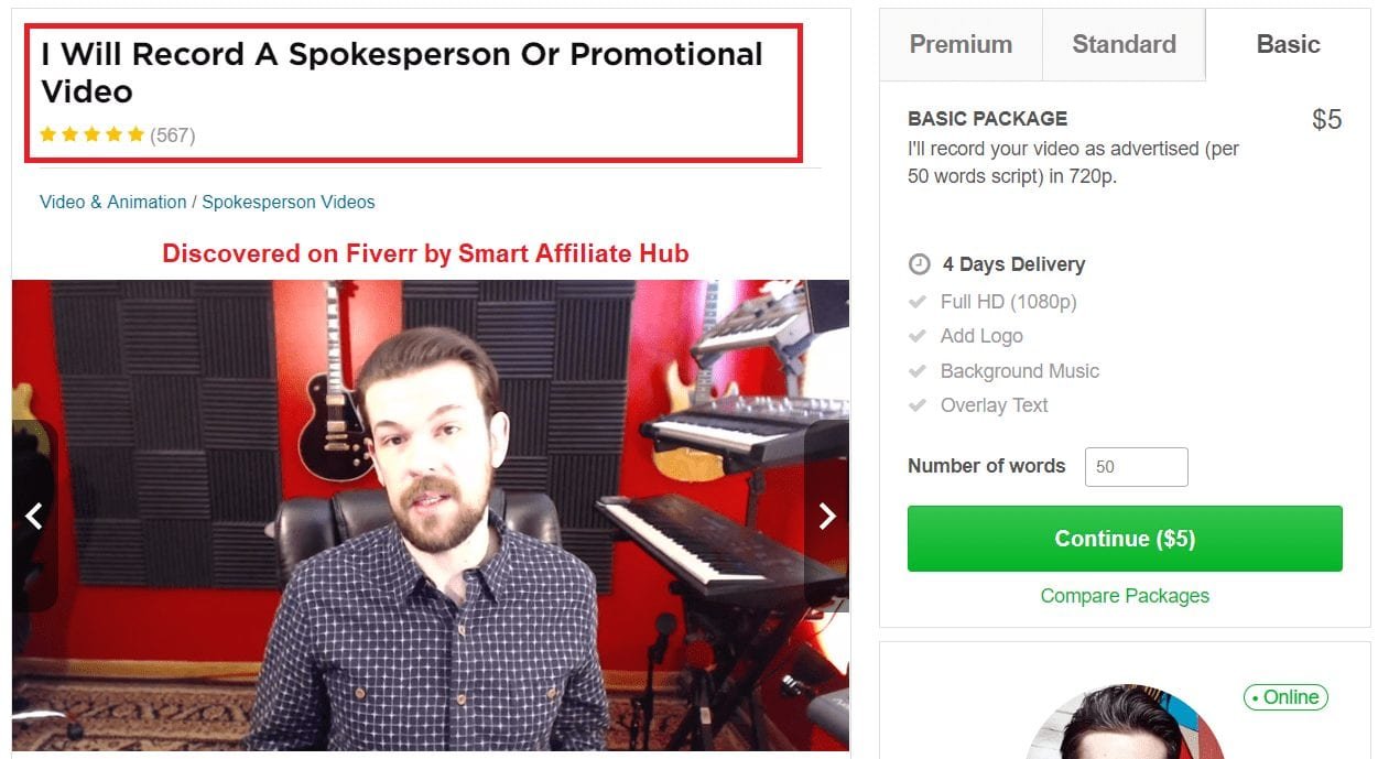 kyle from fiverr