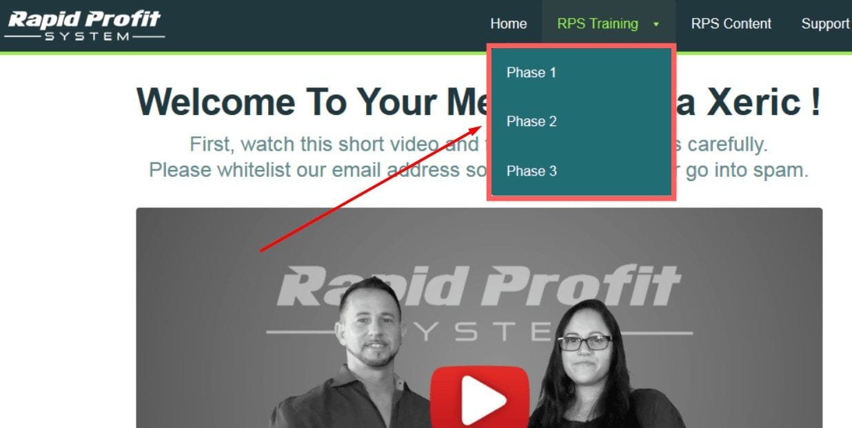 rapid profit system inside look