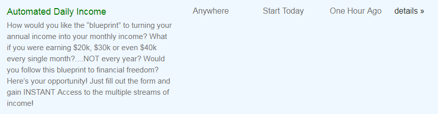 automated daily income scam