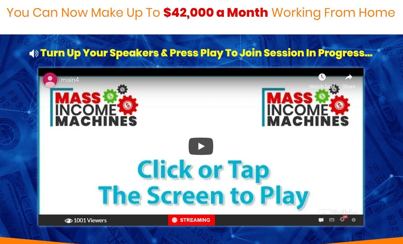 mass income machine review