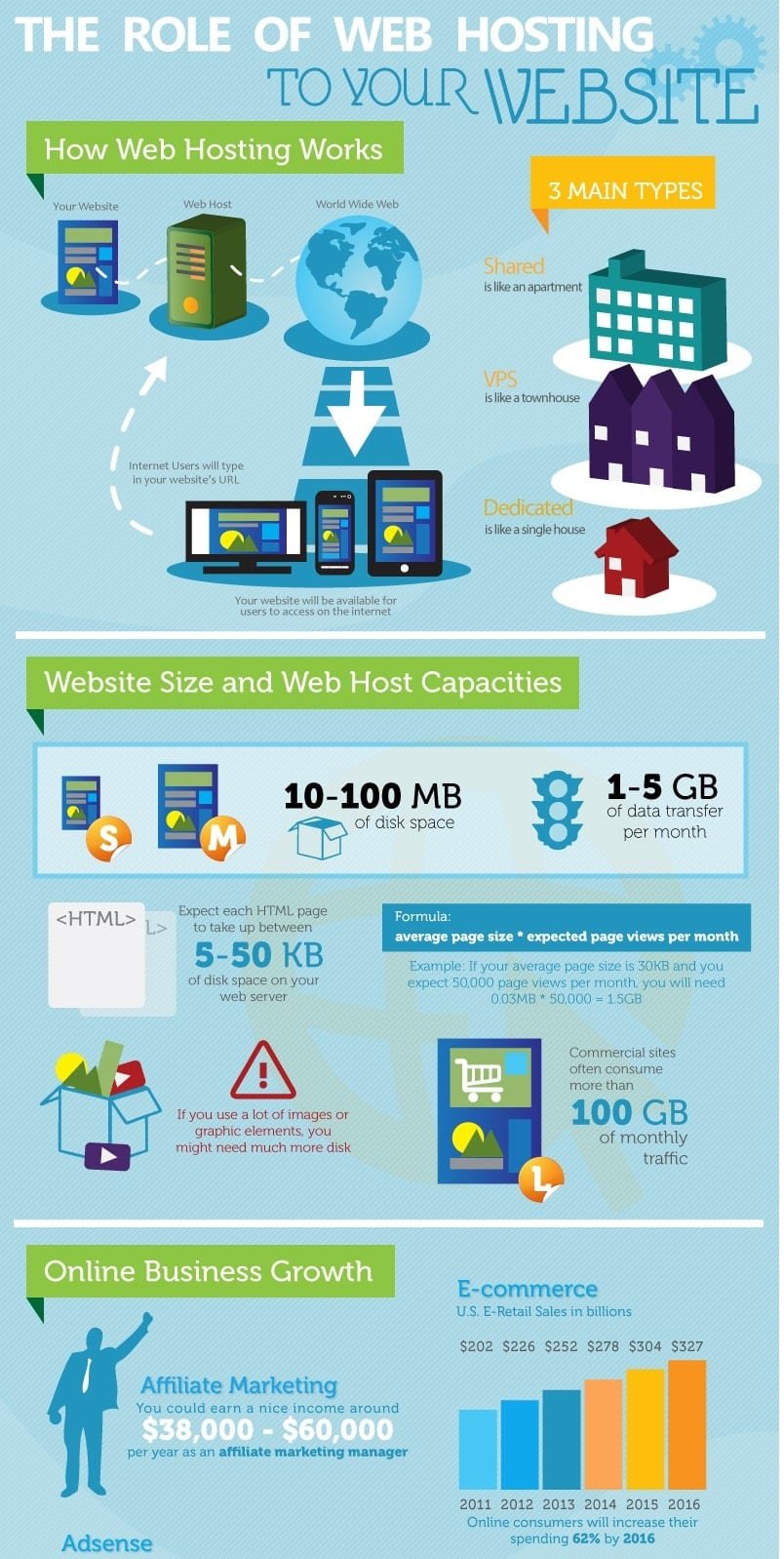 webhosting infographic
