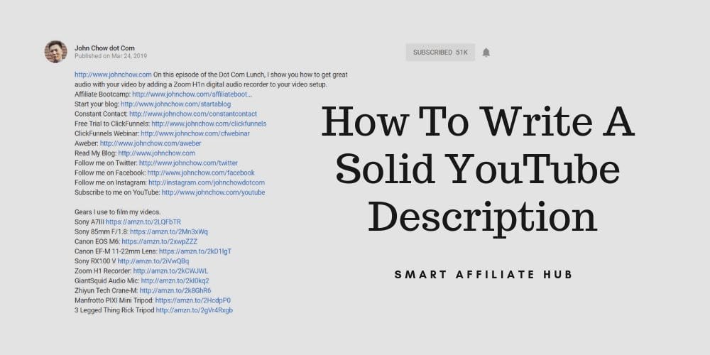 How To Write A Solid YouTube Description