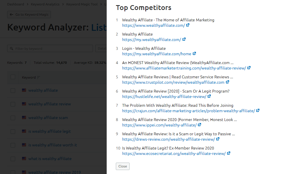 position tracking semrush