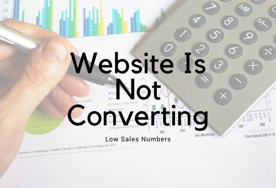 Reasons Why Your Website Is Not Converting Into Sales